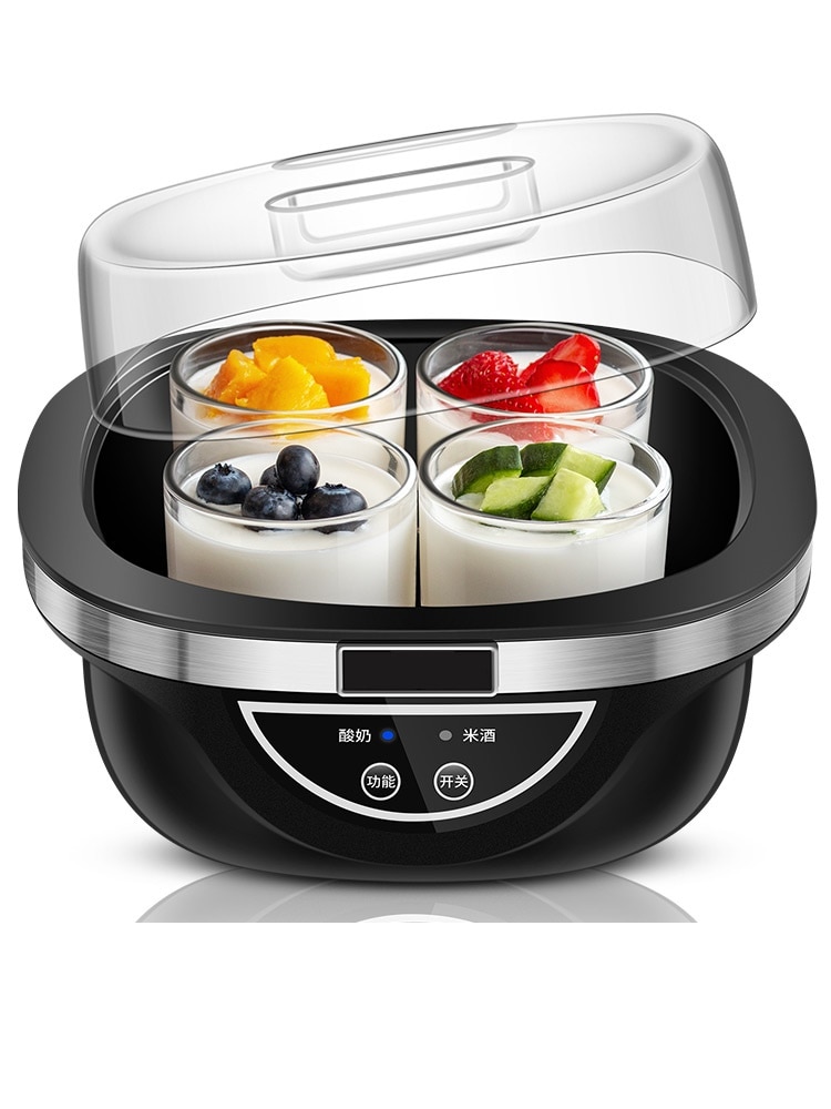 220V Automatic Household Electric Yogurt Machine Rice Wine Brewing Machine Multi 2 In 1 Fermeting Machine Yogurt Maker