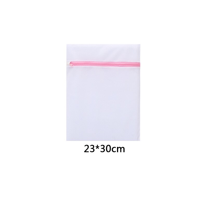 Tøyposer klær vaskemaskin tøy-bh mesh nettvaskepose klespleie sammenleggbart nettfilter vask undertøy bh-kurv: 23 x 30cm