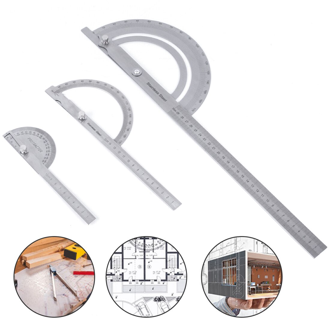 180 Goniometer Meten Heerser Goniometer Rotary Mechanic Tool Goniometer Rvs Tool Craftsman Heerser Goniometer