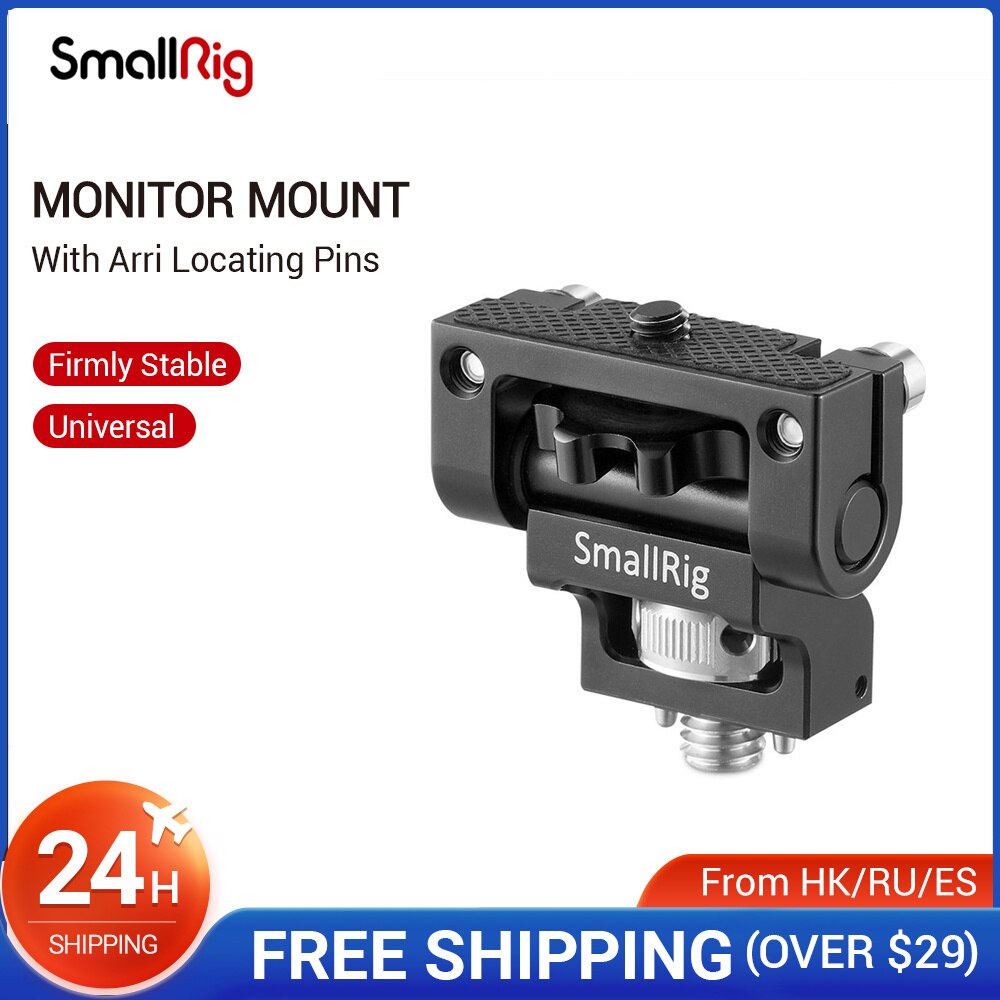 Smallrig Universele Dslr Camera Swivel Monitor Mount Met Arri Lokaliseren Pinnen Om Fix Monitor Met Camera -2174