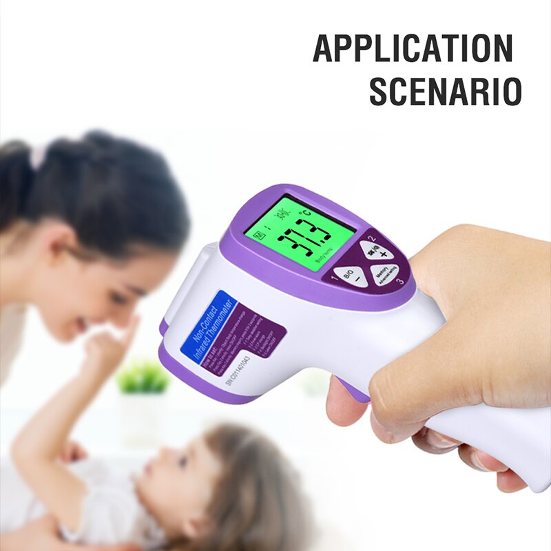 Infrarood Voorhoofd Thermometer Digitale Muti-Fuction Non-contact Thermometer Lichaamstemperatuur Voor Baby Volwassen Kids