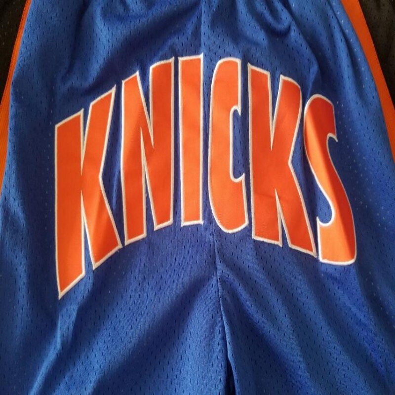 New York knties Men Just Don Retro classici in legno duro tasca ricamata NBA migliori pantaloncini da basket in mesh