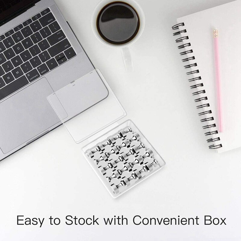 -Neodymium Magneet 20 Pcs N52 Super Sterke Push Pin Magneten Voor Whiteboard, Magneet, magnetische Boards, Magnetische Plaat