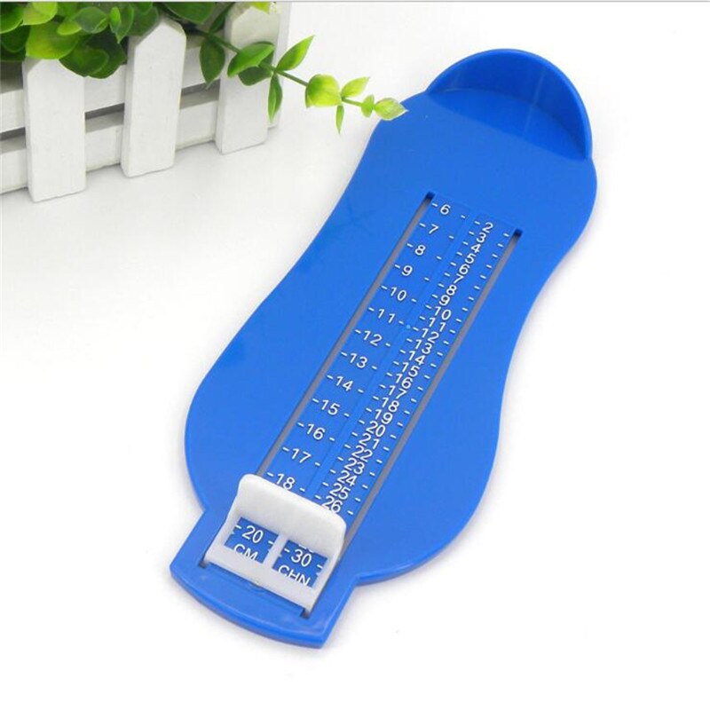 0-30cm baby fodmåler linealværktøj sko størrelse hjælper 18-50 euro størrelse fodmåler baby børn fodmåling tilfældig farve