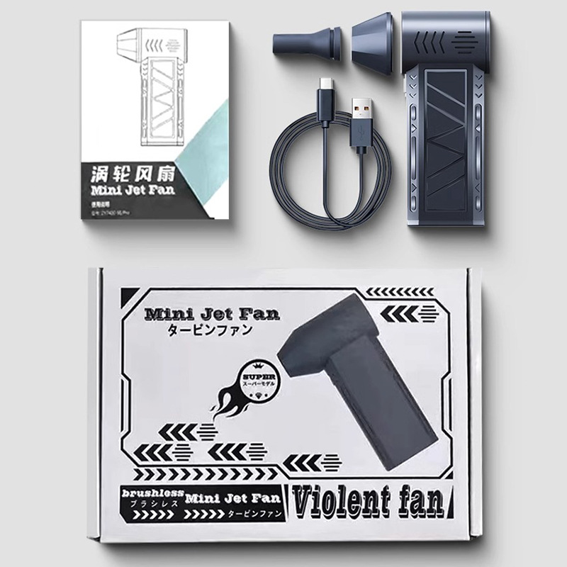 Xiaomi X3 Violent Blower Turbo Jet Fan 130000RPM Handheld Brushless Motor 3nd Generation Wind Speed 52m/s industrial Duct Fan: WHITE