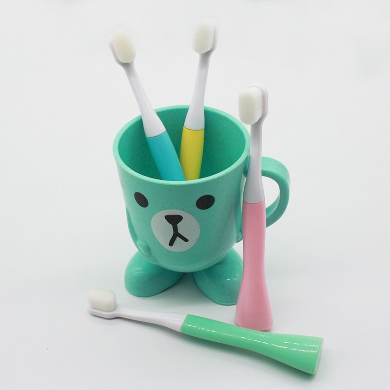 Children Kids Toothbrush Cute Soft Bristle Solid Color Toothbrush Girls Boys Kids Care Tooth Brush