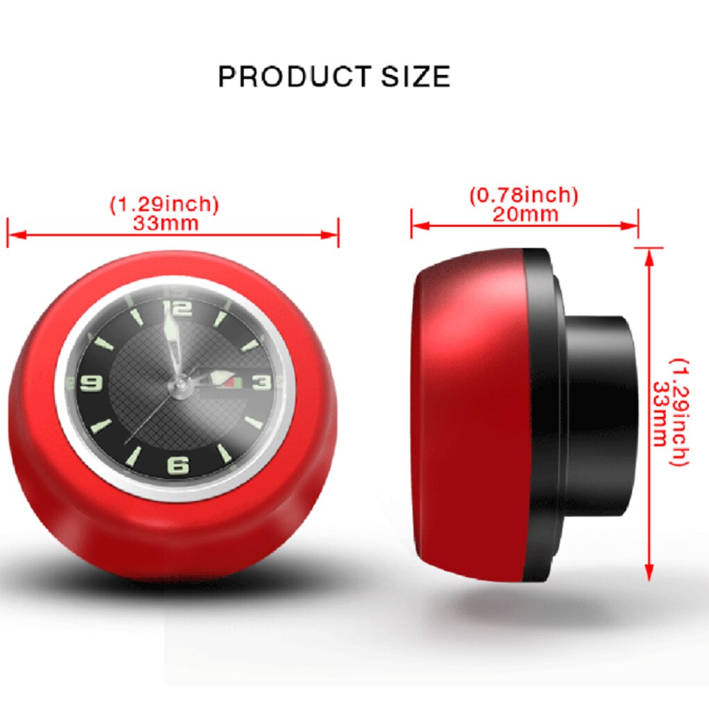 Bike Stem Clock Mountain Bike Headset Watch Fixed Gear Bicycle Waterproof Stem Top Cap Clock Timepiece Bicycle Accessory