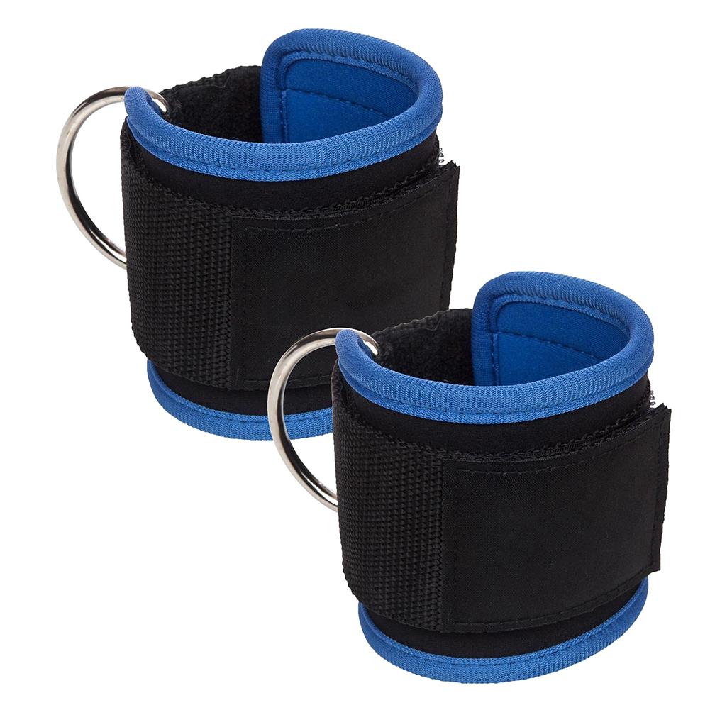 Adjustable D-Ring Ankle Strap Buckle Body Building Resistance Band Gym Multi Thigh Leg Ankle Cuffs Power Weight Lifting Fitnes