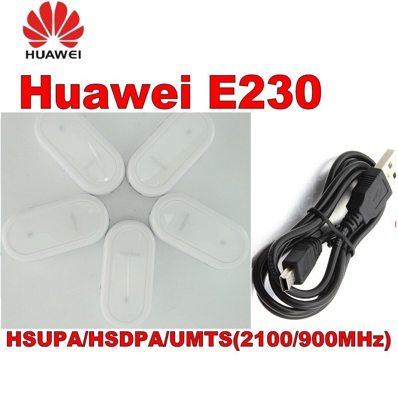 Gloednieuwe HSDPA 7.2 Mbps HUAWEI E230 3G USB Modem, 3G Modem