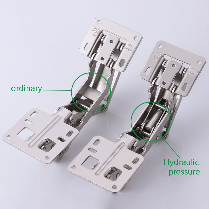 2 stk /mye stor vinkel type 170 gradere møbelskap hengsler broformet fjærhengsel hydraulisk bufferdemping stort hengsel