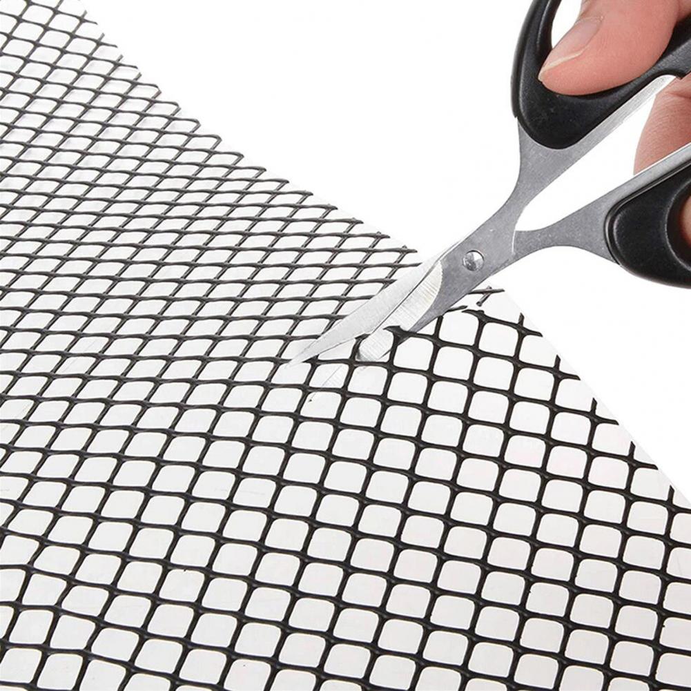 1 Set Drain Cover Mesh Reduce Overflow Protective Clogging-proof Plastic Gutter Guard Mesh Protector for Garden