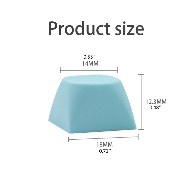 PBT Keycaps Set, Thick PBT No Printing Keycaps for Mechanical Keyboard (10Pcs/Set) - Only Keycaps, Not the Keyboard