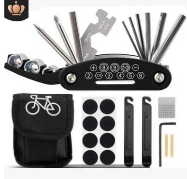 Bicycle repair kit, tire repair tool set, car repair kit, mountain bike repair kit mountain bike bike chain tool: Tool set eleven