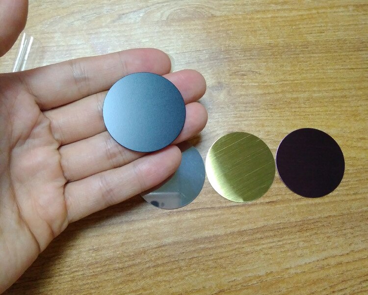 2 pcs/lot 30x30mm plaque de métal disque feuille de fer pour aimant support de téléphone Mobile pour voiture magnétique support de téléphone supports Zte samsung