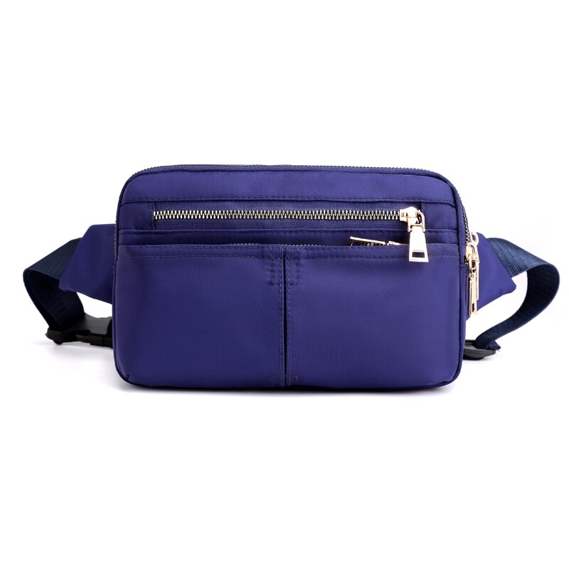 Vento Marea – sac à main de voyage pour femmes, sacoche de poitrine étanche en Nylon, ceinture à bandoulière, grande capacité, Sport,: Blue waist pack