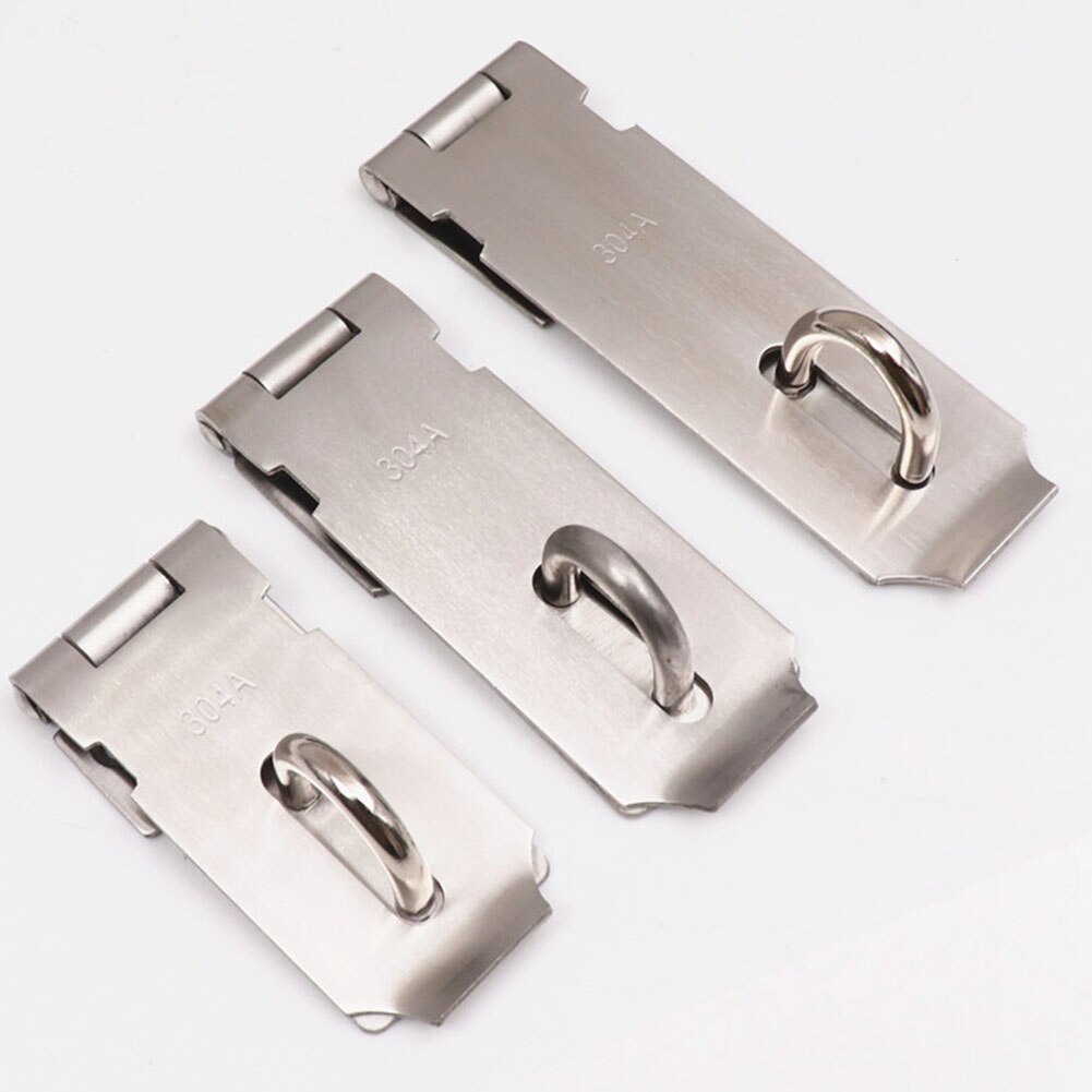 Cerrojo antirrobo de 2,5 &quot;-5&quot;, pestillo de cobertizo, cerradura de puerta de acero inoxidable, cierre de candado de fácil instalación para gabinete: 5 inch / B
