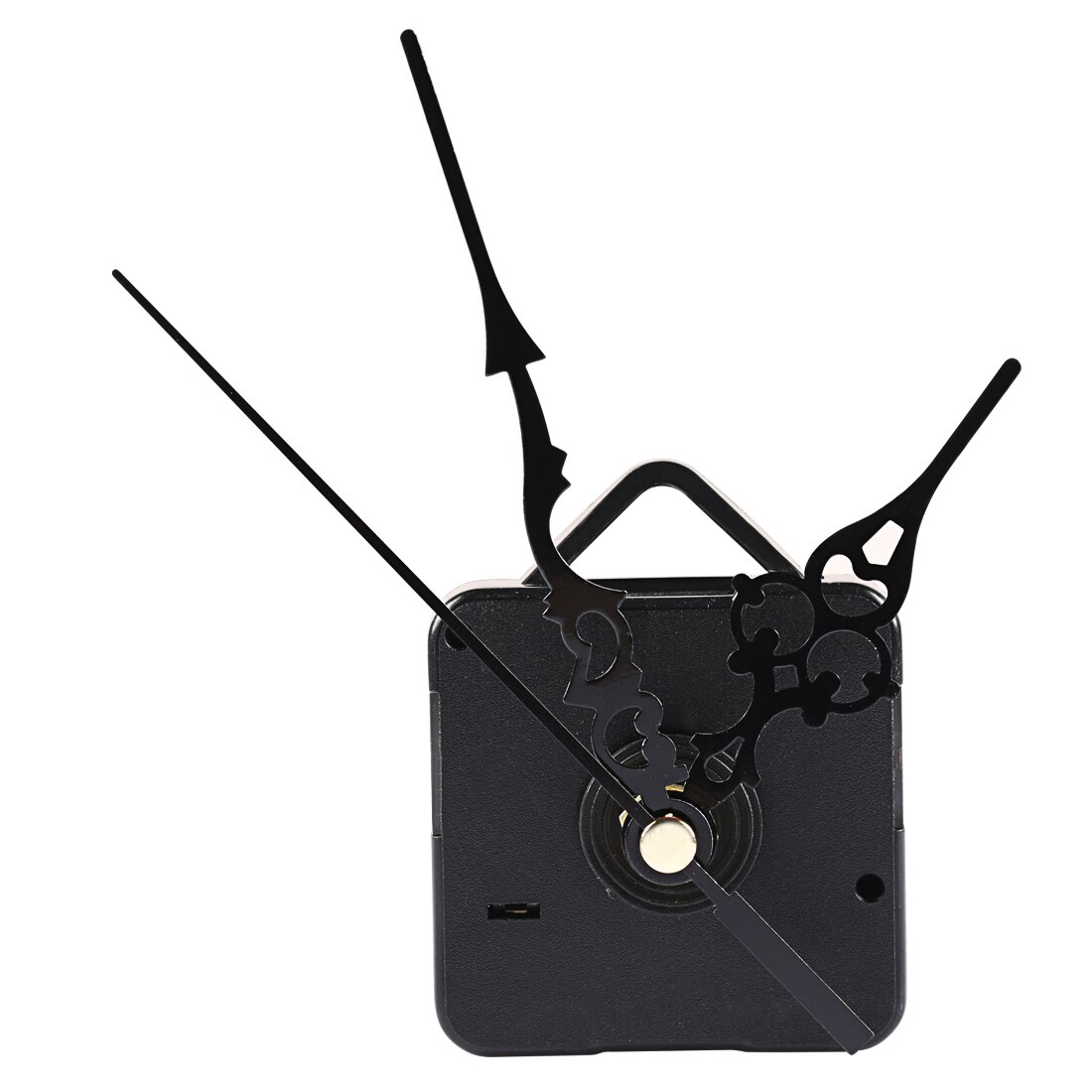 1pcs Silent Large Wall Clock Quartz Clock Repair Movement Hands For DIY Silent Large Wall Clock repair Clock Mechanism Parts: Black A