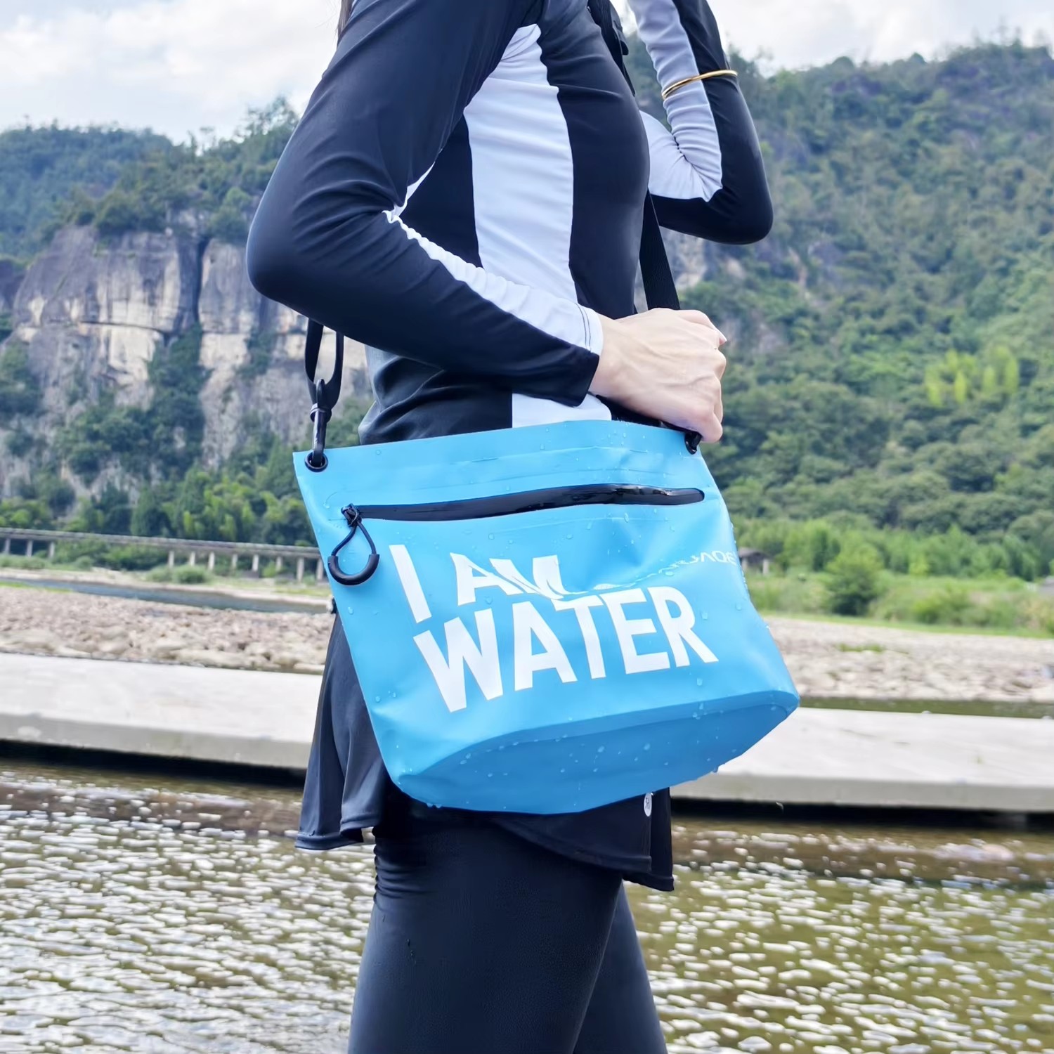 Waterdichte droge tas Reishandtas Pack Waszak Zwemmen Raften Kajakken Riviertrekking Drijvende varen Waterzakken