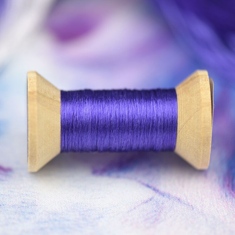 Linha de bordar bordada à mão/linha de seda/linha de bordar de seda enrolada/linha de bordar de seda/carretel/luz real: 7