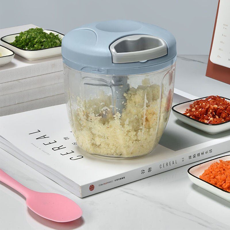 Manual Food Chopper Food Processor Vegetable Fruits Meat Cutter Shredder Garlic Onion Chopper Gadgets for Men Kitchen Gadgets