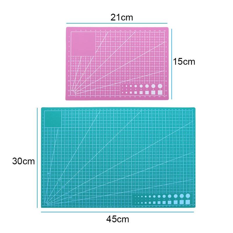 A5/A3 PVC Paper Cutting Mat Board DIY Patchwork Mat Pad Self-healing Leather Cutting Mat For Writing Drawing Desktop Protector