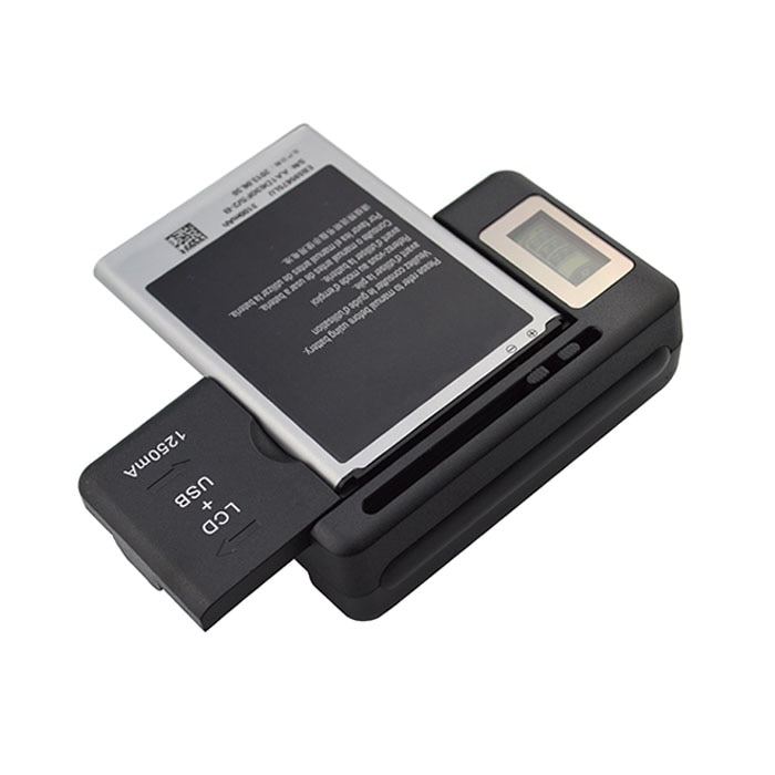 Beste sellersUniversal Battery Charger LCD Indicator Scherm Voor Mobiele Telefoons USB-Poort JAN14