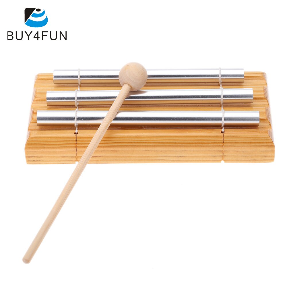 Percussie Muziekinstrument Drie Tone Energy Chime Met Mallet Prachtige Kid Kinderen Slaginstrument