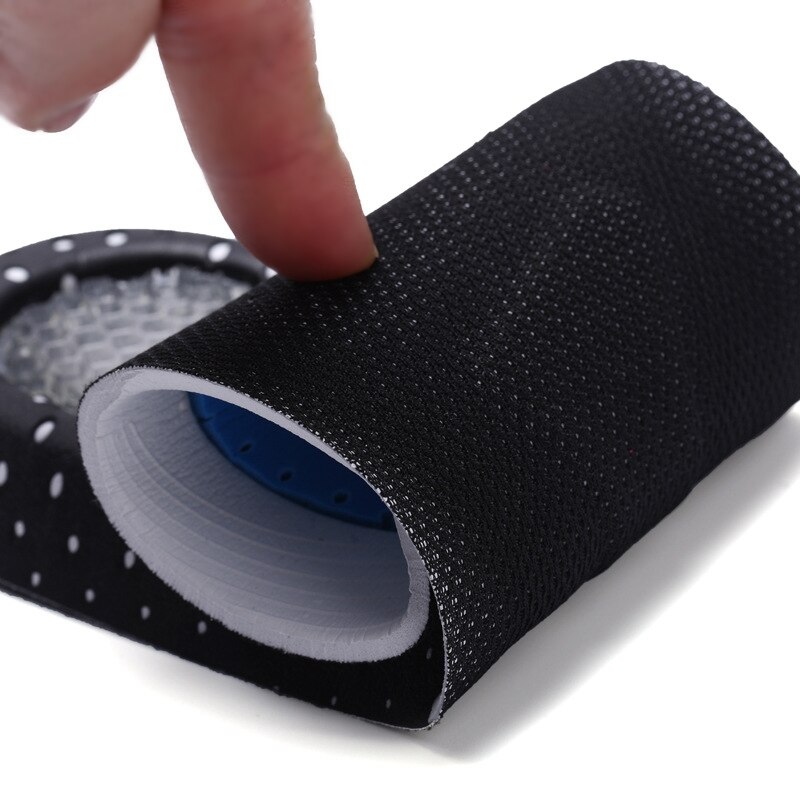 Plantillas de Gel de silicona para correr, para pies, hombre y mujer, almohadilla ortopédica, masajeador, absorción de impacto, soporte para arco