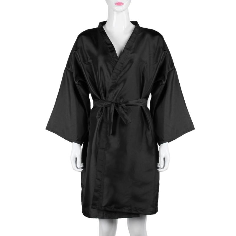 1Pc Kappers Kimono Gown Haar Shampoo Kleding Kapper Overalls Schoonheidssalon Kapper Spa Gast Badjas Gown Peluqueria