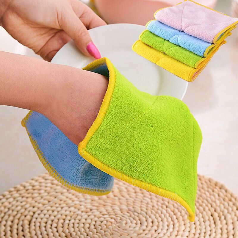 25*15 Cm Schoon Wassen Doeken Microfiber Handdoek Keuken Doek 1 Pc Absorberende Microfiber Handdoek Thuis Keuken Wassen Schoon doek