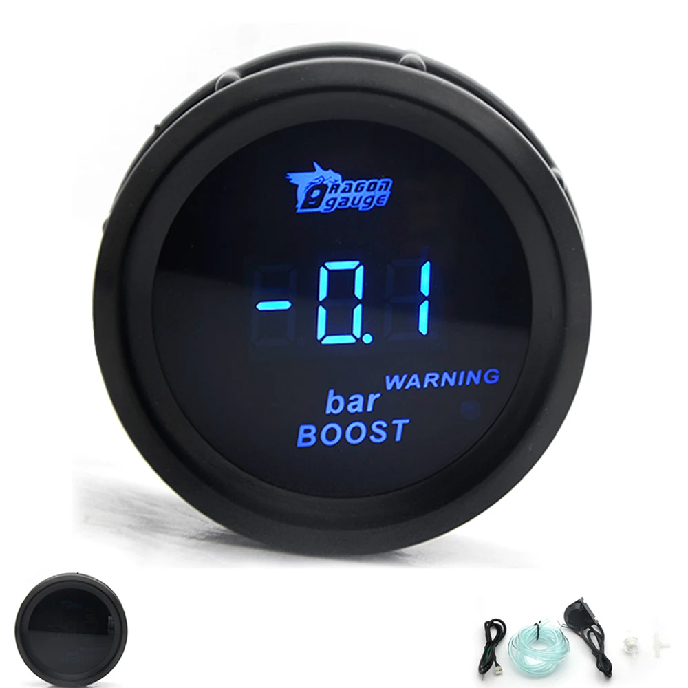 2" 52mm Car Digital Turbo Boost Gauge PSI BAR Water Temp Oil Temp Oil Pressure Gauge Voltmeter EGT Tachometer RPM gauge: Lavender
