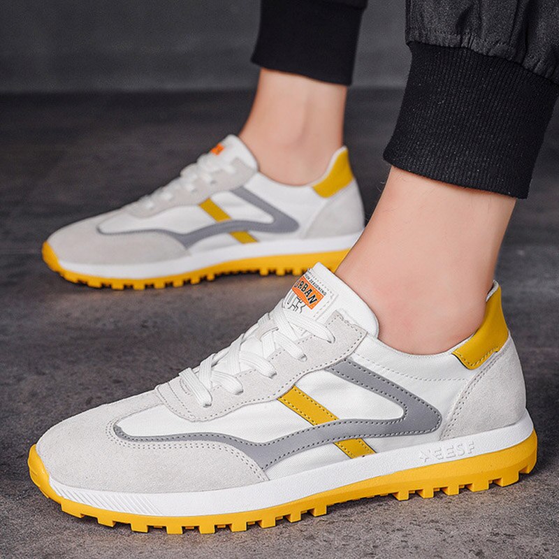 Mannen Professionele Golfschoenen Comfort Ademend Anti Slip Platte Sneaker Outdoor Casual Retro Sport Schoenen