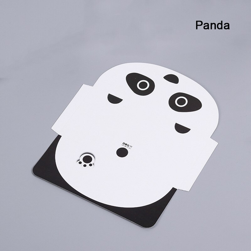 10 kpl söpö eläin tyhjät kortit kutsukortit lasten syntymäpäiväjuhlille viesti kirje kirje paperi panda possu karhu vauvan suihkutarvikkeet: Panda  x10 kpl