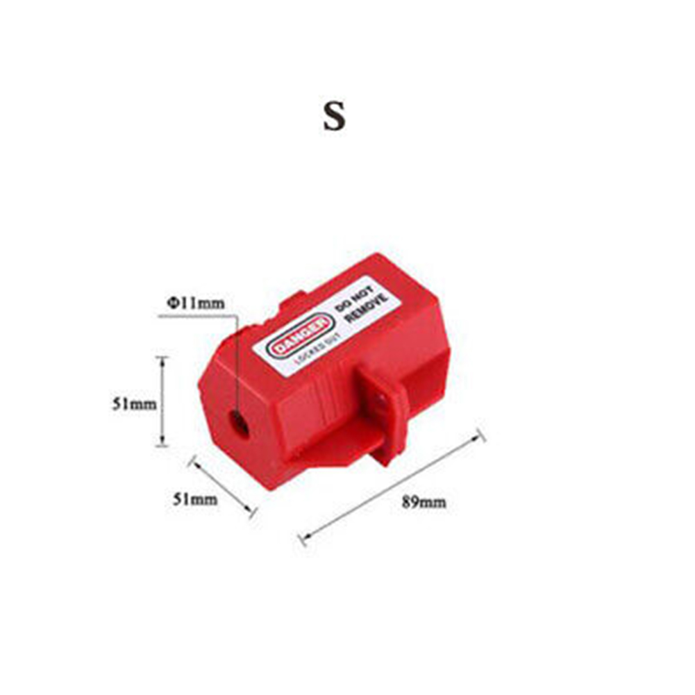 Caja de bloqueo de enchufe eléctrico, herramientas de seguridad, enchufe doméstico, cerradura de enchufe Industrial, caja de bloqueo de dispositivo, 1 ud.: YELLOW