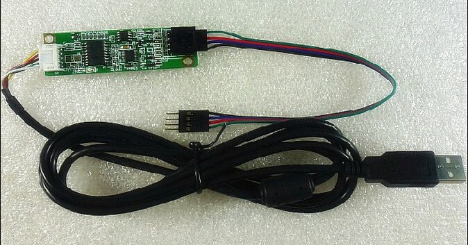 10.4 "4-wire resistive touchscreen met USB controller kit