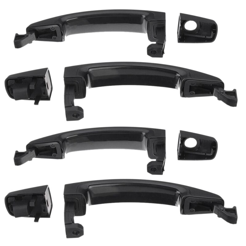 Para Chevrolet Aveo 2007 4 unids/set manija de puerta Exterior delantera trasera izquierda y derecha 96468254 25972958: Default Title