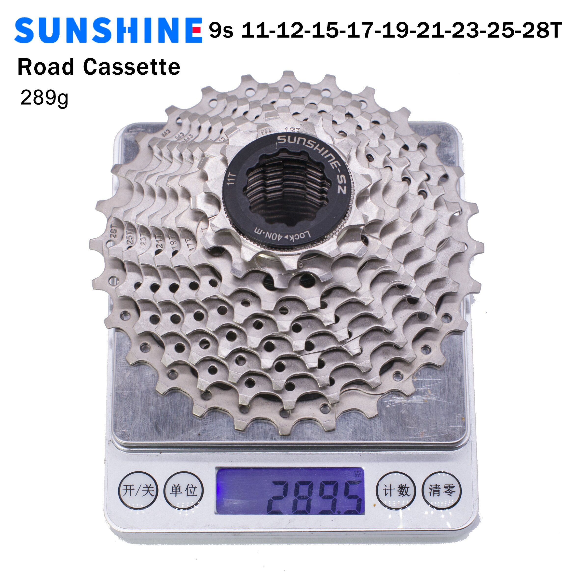 SUNSHINE-sz 9 10 Speed Bicycle Flywheel Cassette 11-28T 9v Road Bike Variable Speed Cassette 28T For 105 SUMC 9 Speed Chain