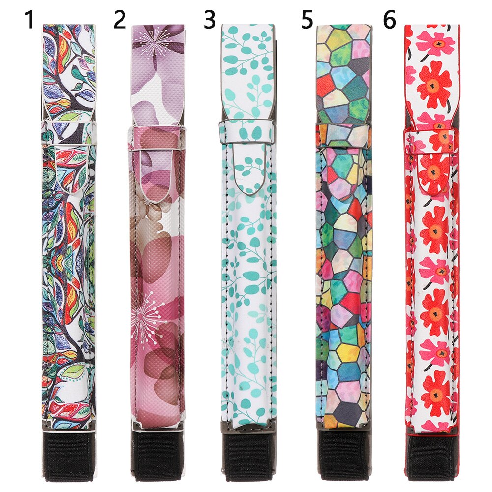 Portable Leather Stylu Pen Case Touch Screen Pen Cover Tablet Pen Holder Protective Sleeve Case Pouch for IPhone iPad