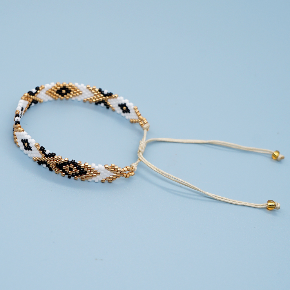 Go2Boho Evil Eye bracciale gioielli di Moda tessuti fatti a mano Miyuki perline Pulseras Mujer Moda bracciali regolabili per donna