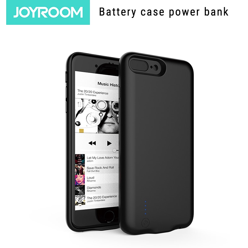 Joyroom, funda de batería para iphone 6s 6 Plus, funda de batería de Banco de energía para iphone 7 8 plus, fundas de cargador de batería portátil ultrafinas