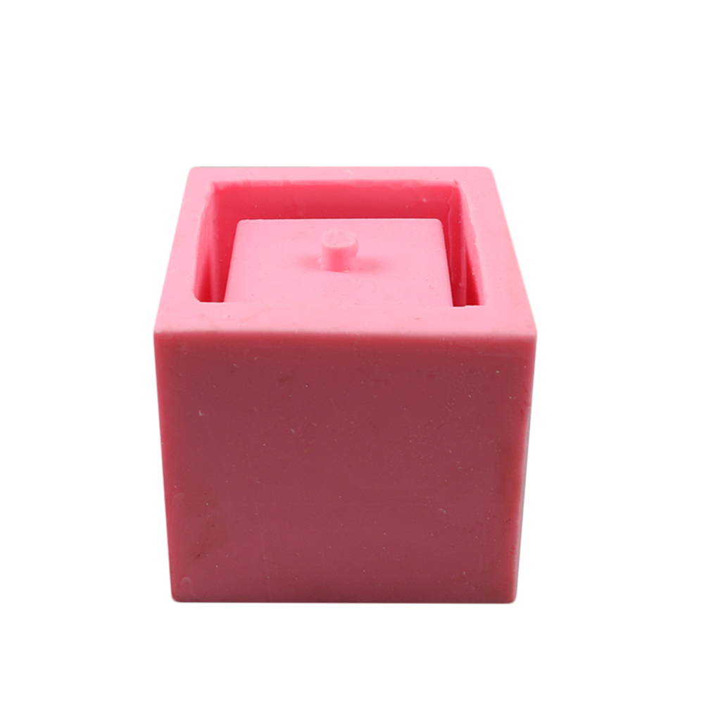 1Pcs 3D DIY Clay Craft Flower Pot Mold Silicone Ceramic Plaster Vase Mould Concrete Planter Cactus Cement Silicone Mold