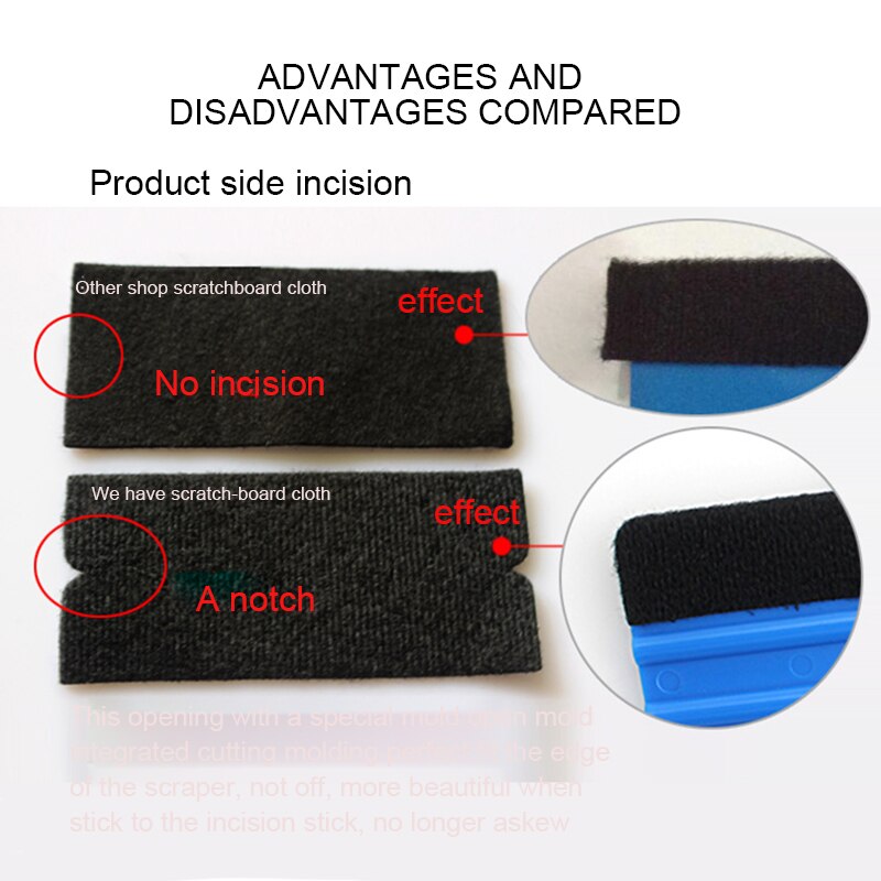 Dubbelzijdig schrapen hard schrapen kleurenfolie grote schraper folieverwijderaar autofolie gereedschap accessoire reparatie modificatie