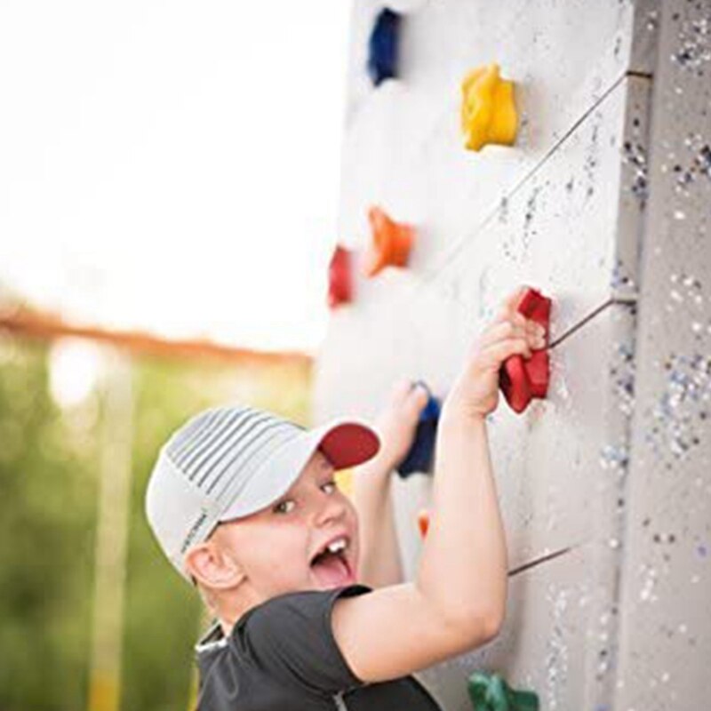 Soportes grandes para escalada en roca para niños con Hardware de montaje