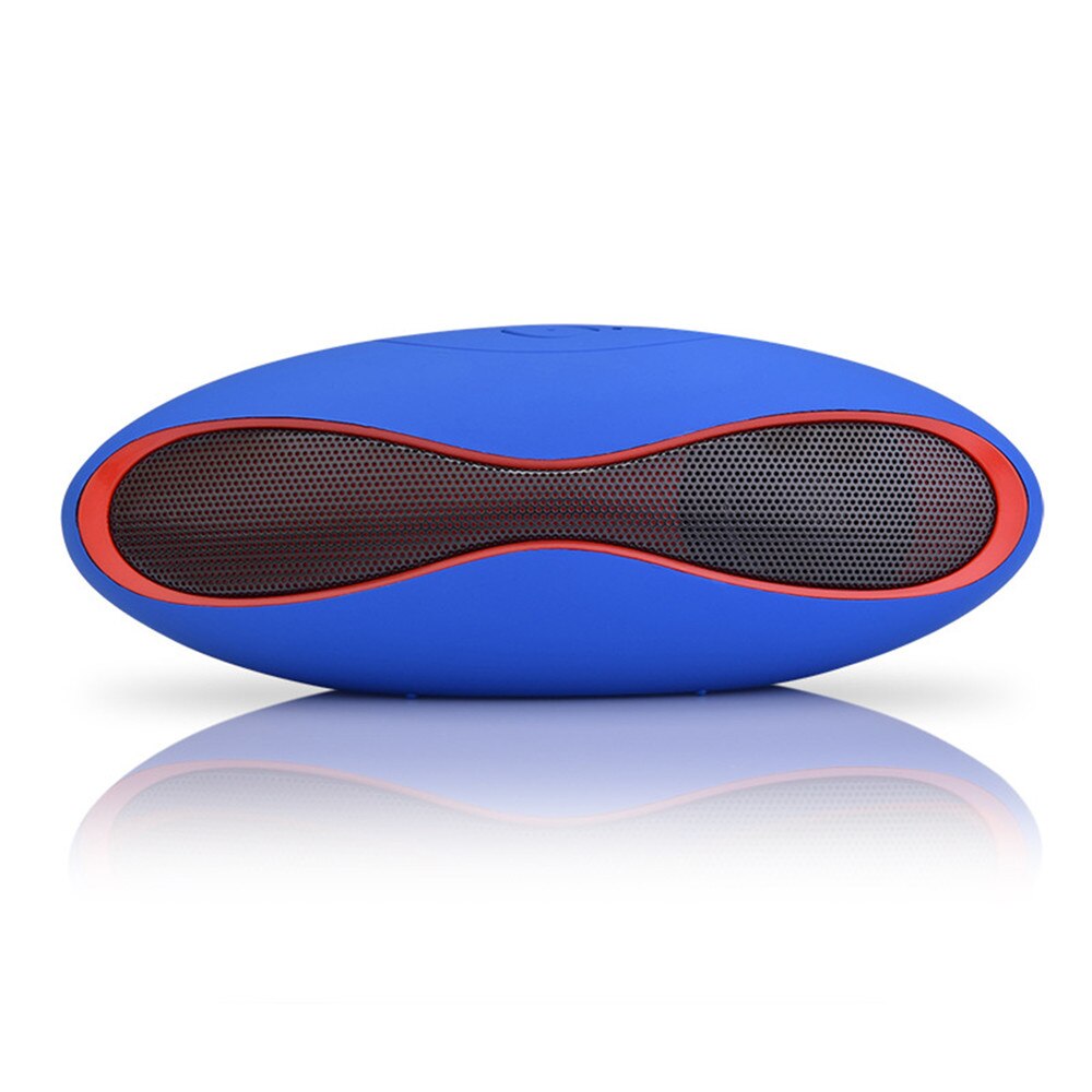 Wireless Bluetooth Speaker USB FM Stereo Mini Super Bass Portable Audio Player Sound Built-in Battery Outdoor Portable Speaker: Blue