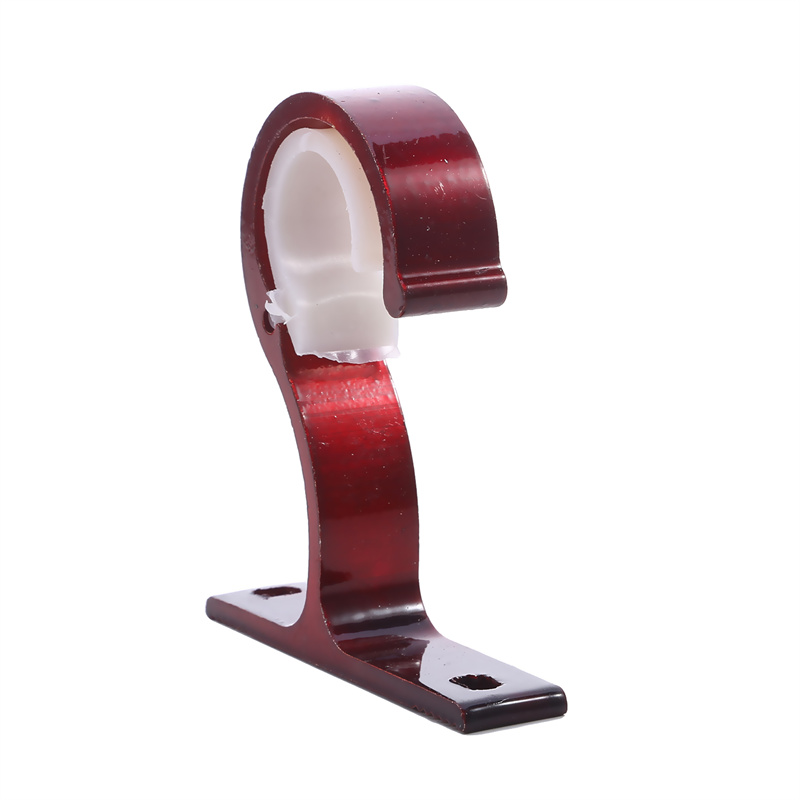 Gordijn Drapery Staafhouders Beugel Diy Rome Paal Gordijn Beugels Aluminium Ondersteuning Rack Home Decor: Rood