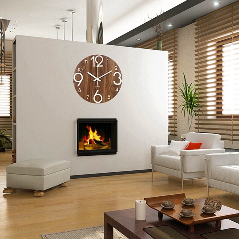 Digitale Nummer Wandklok 3D Stille Klok Glow Dark Acryl Lichtgevende Opknoping Klok Acryl Korte Rustige Wandklok