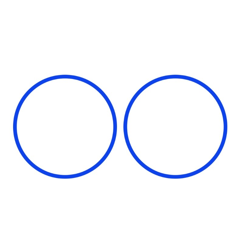 Scooter Wiel Hubs Beschermende Reflecterende Sticker Voor-Xiaomi Mijia M365 Pro Elektrische Scooter Voor M365 Scooter Onderdelen: Blauw