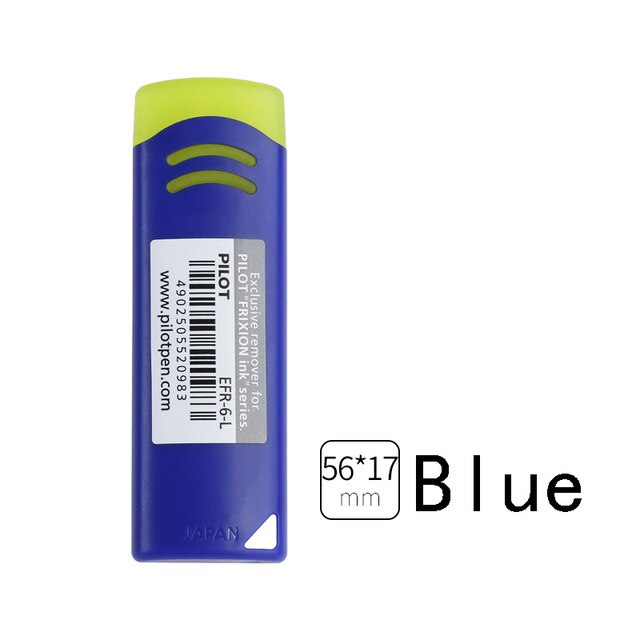 2pcs Japan PILOT EFR-6 Erasable Rubber Frixion Series Friction Eraser Blue/White Erasable Pen Special Eraser Wipe Clean Withou: Blue