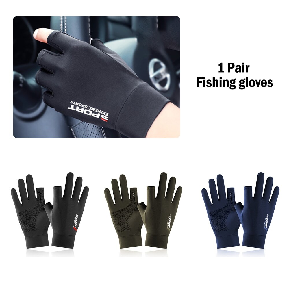 Fishing Catching Gloves Protect Hand Anti-slip Fish Gloves