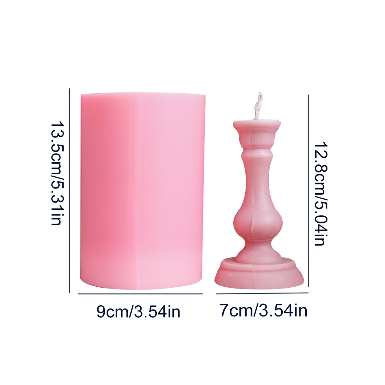 DIY Handmade Candle Clay Silicone Mold Retro Europ... – Grandado
